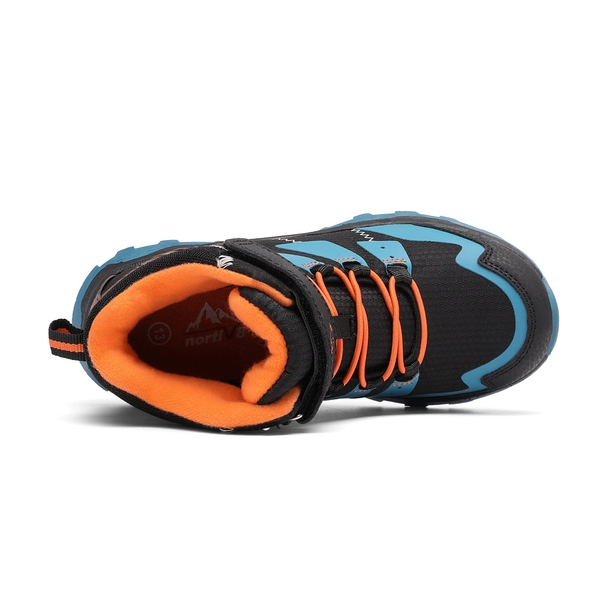 Kids Hiking Boots - BLACK BLUE - 5